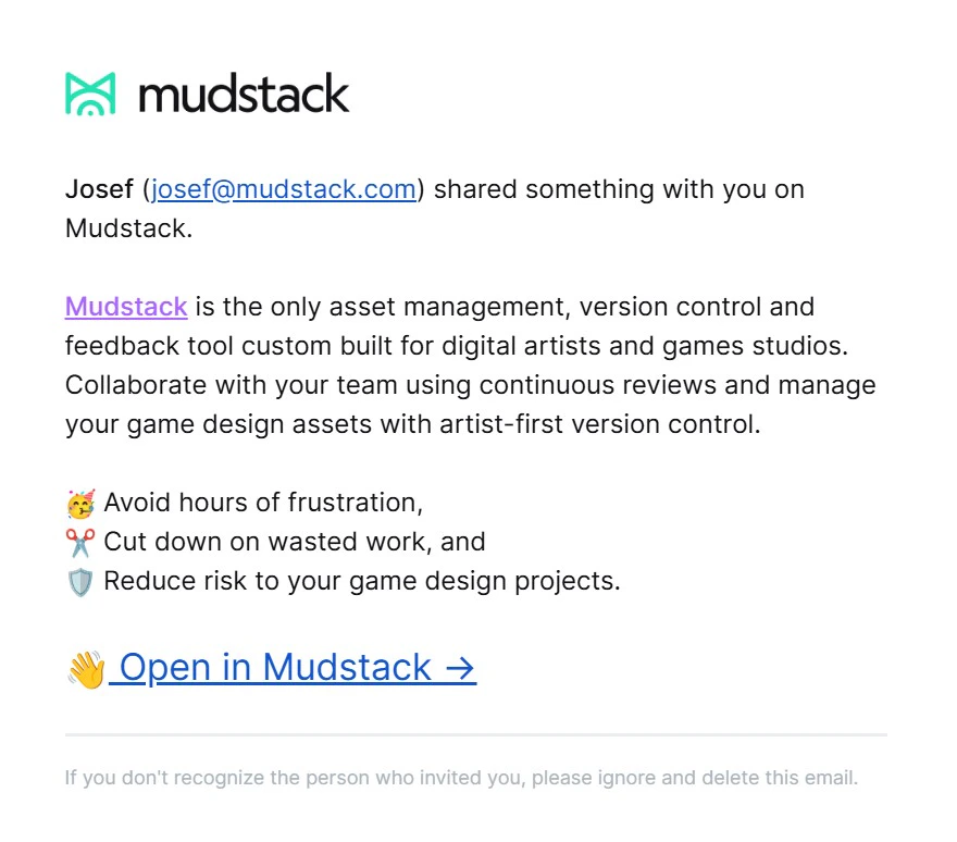 searching for content in Mudstack