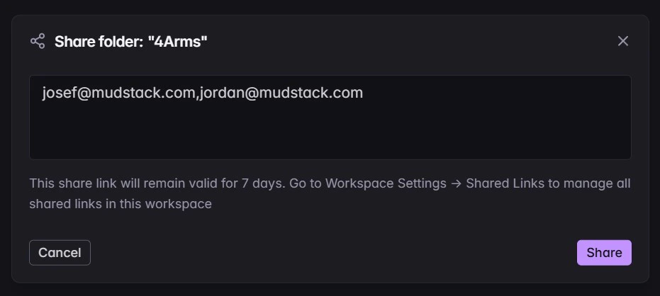 searching for content in Mudstack