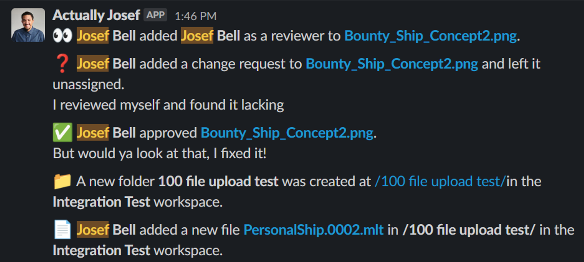 Slack integration