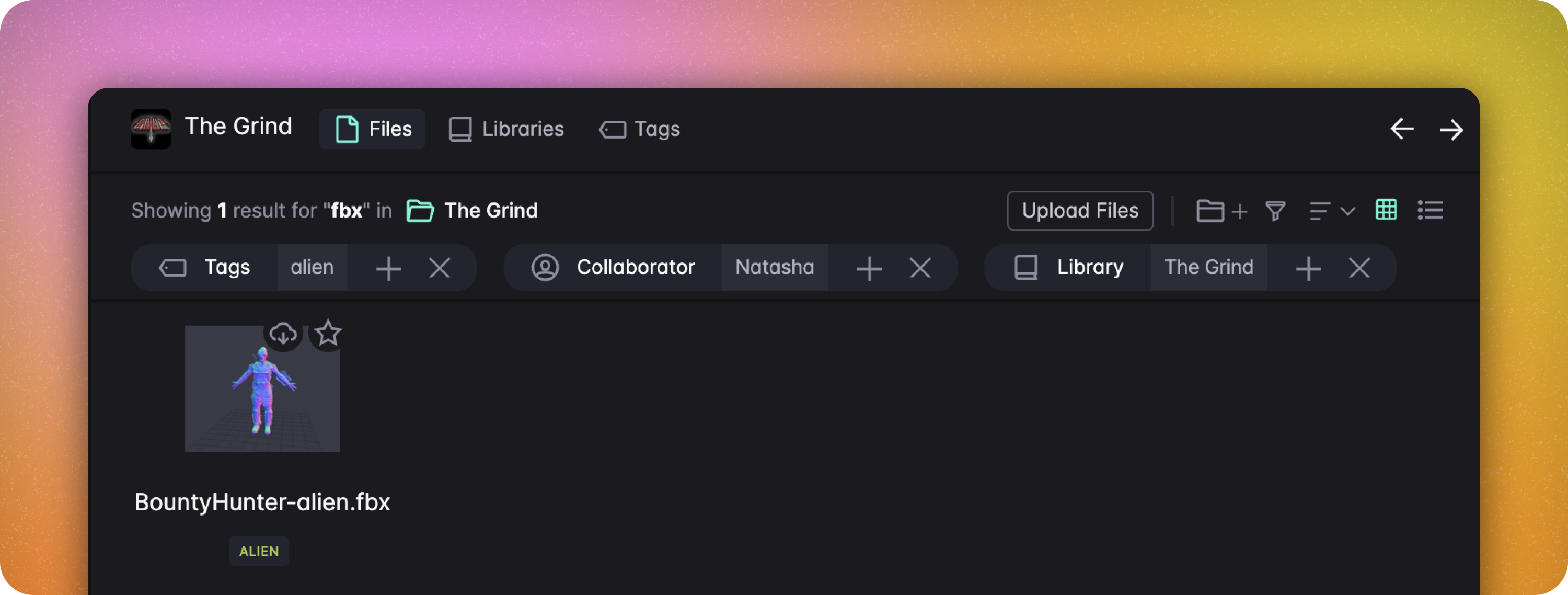 searching for content in mudstack