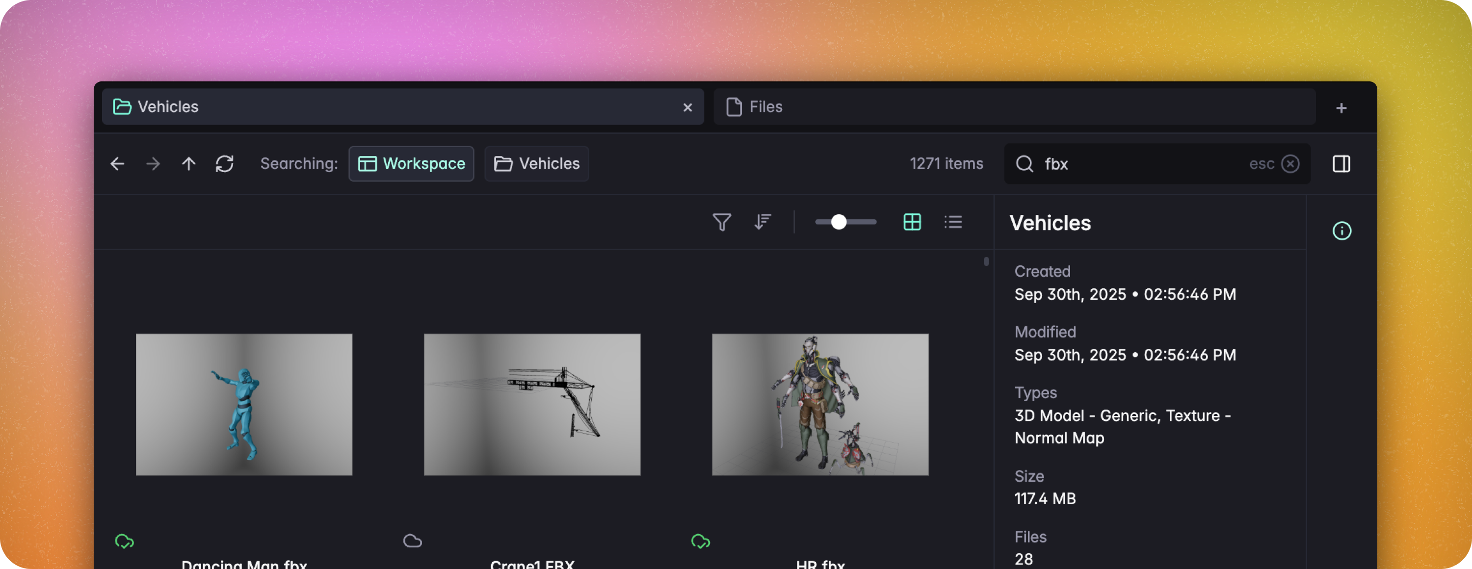 searching for content in Mudstack