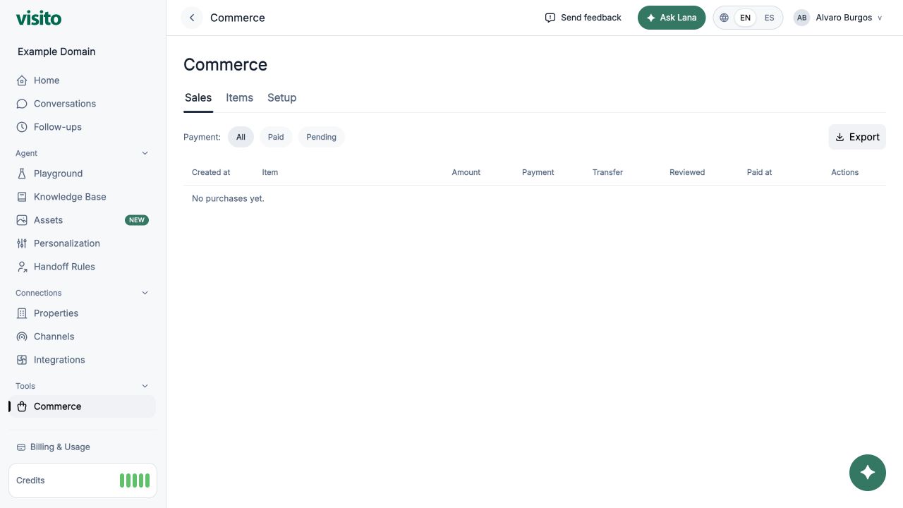 Commerce sales