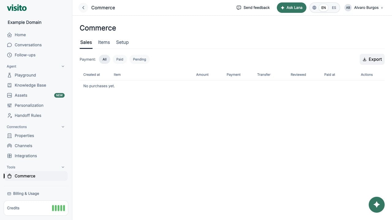 Commerce sales
