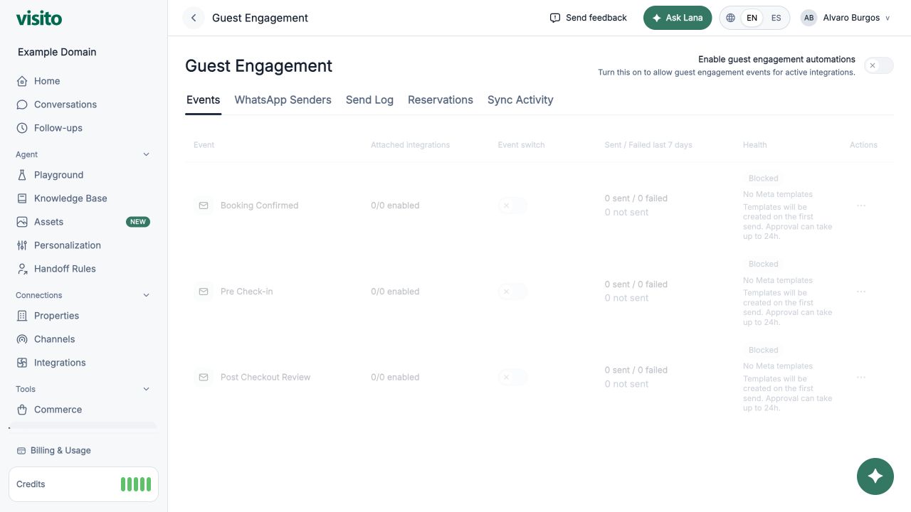Guest Engagement events