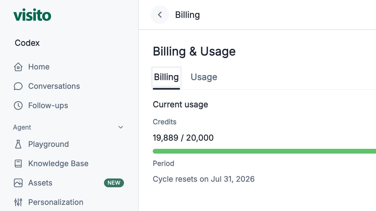 Billing and plan management