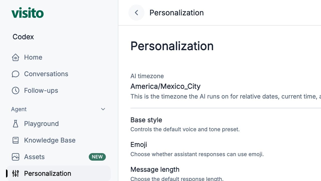 Personalization and Custom Instructions