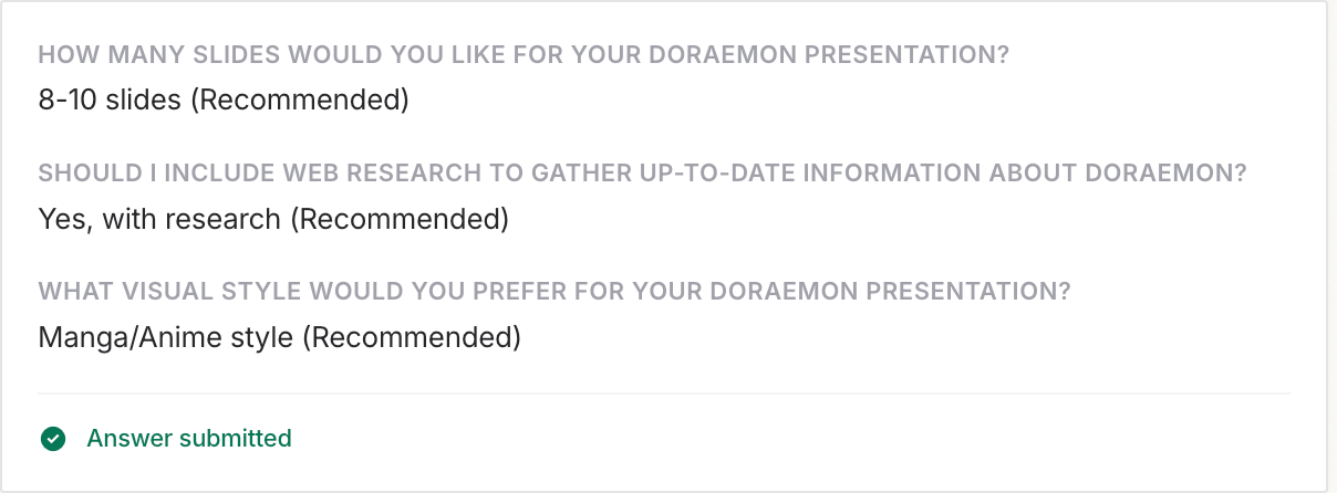 AskUserQuestion Answered