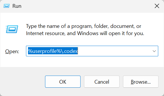 Windows Win+R open terminal