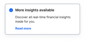 image of the more insights available card