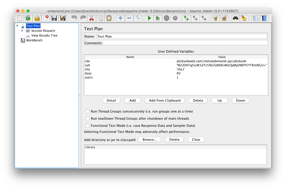 a screen of jmeter