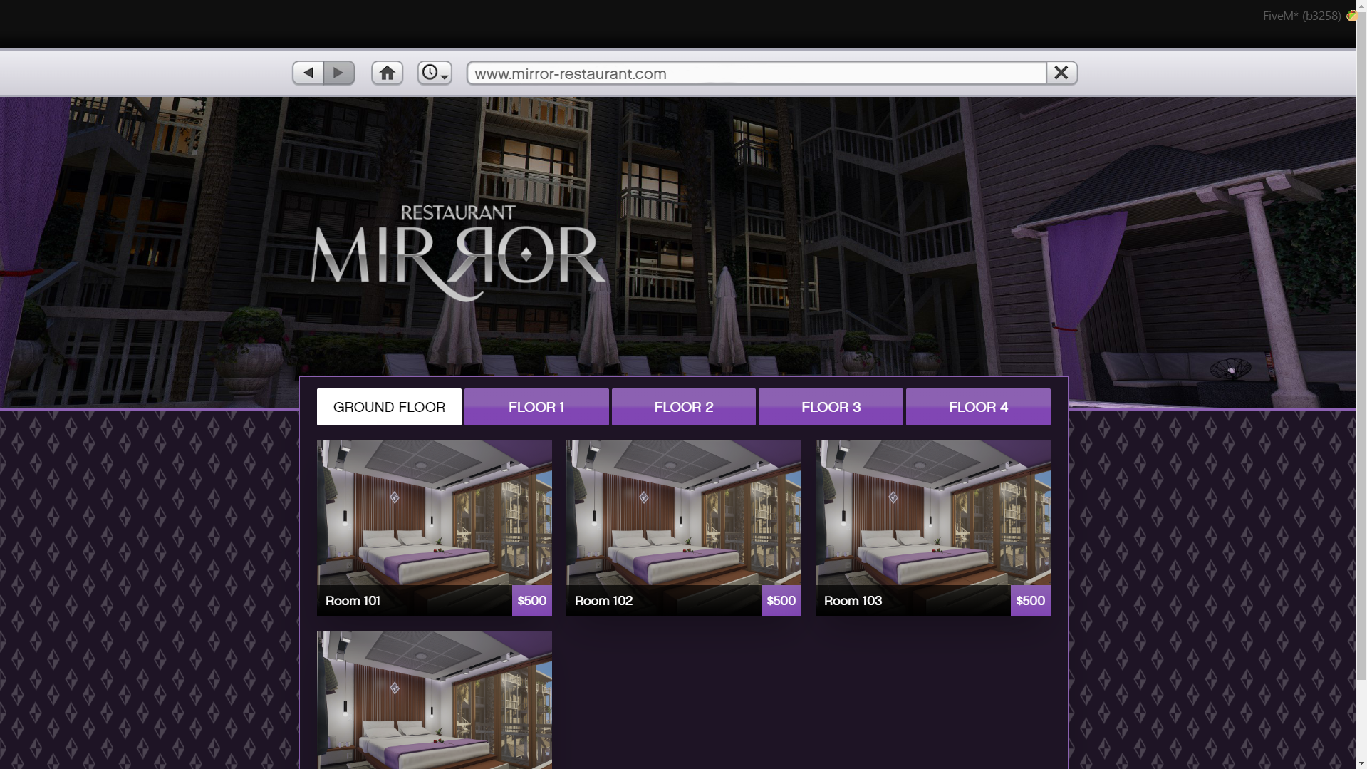 Image of selected screen UI