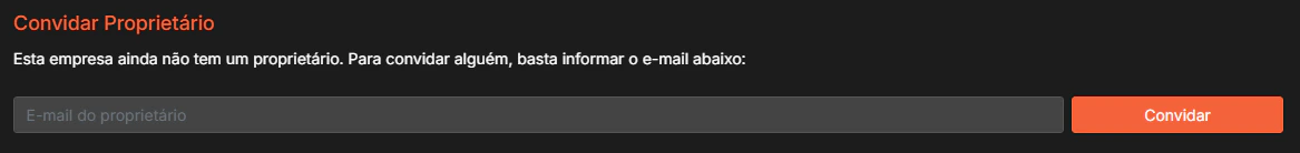 Tela de criação de nova fatura