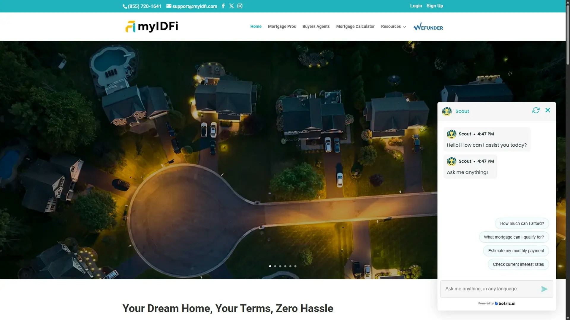 Live preview of floating chat bubble