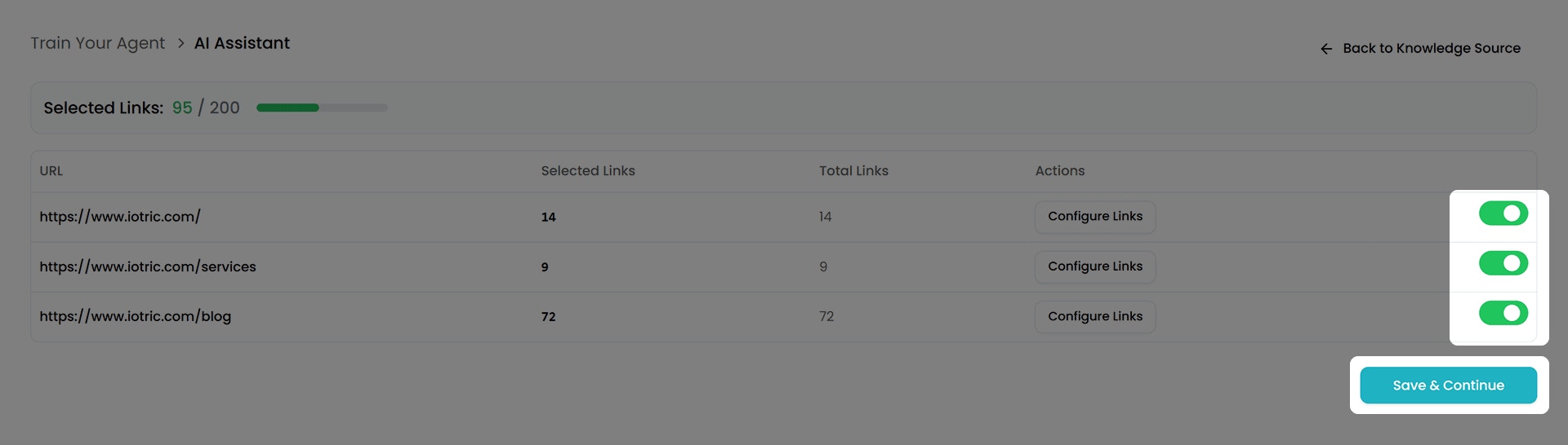 Save fetched Content from Your Website.