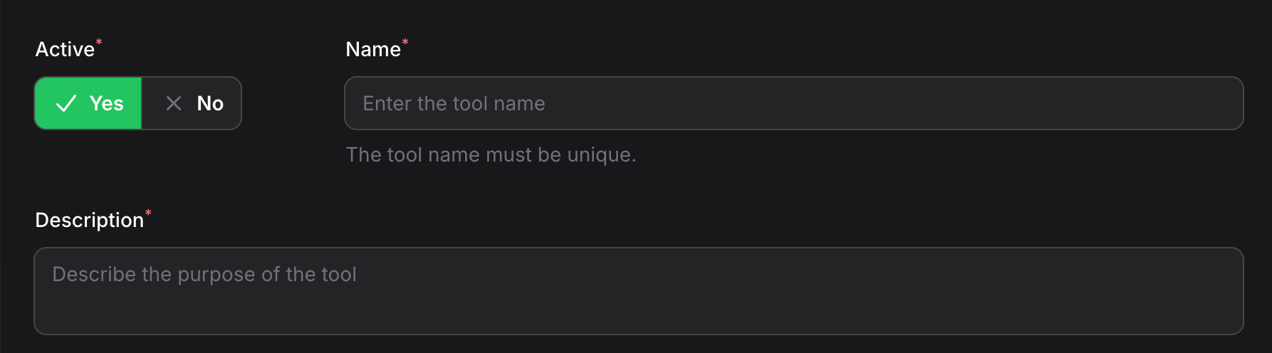 Adding a new API configuration