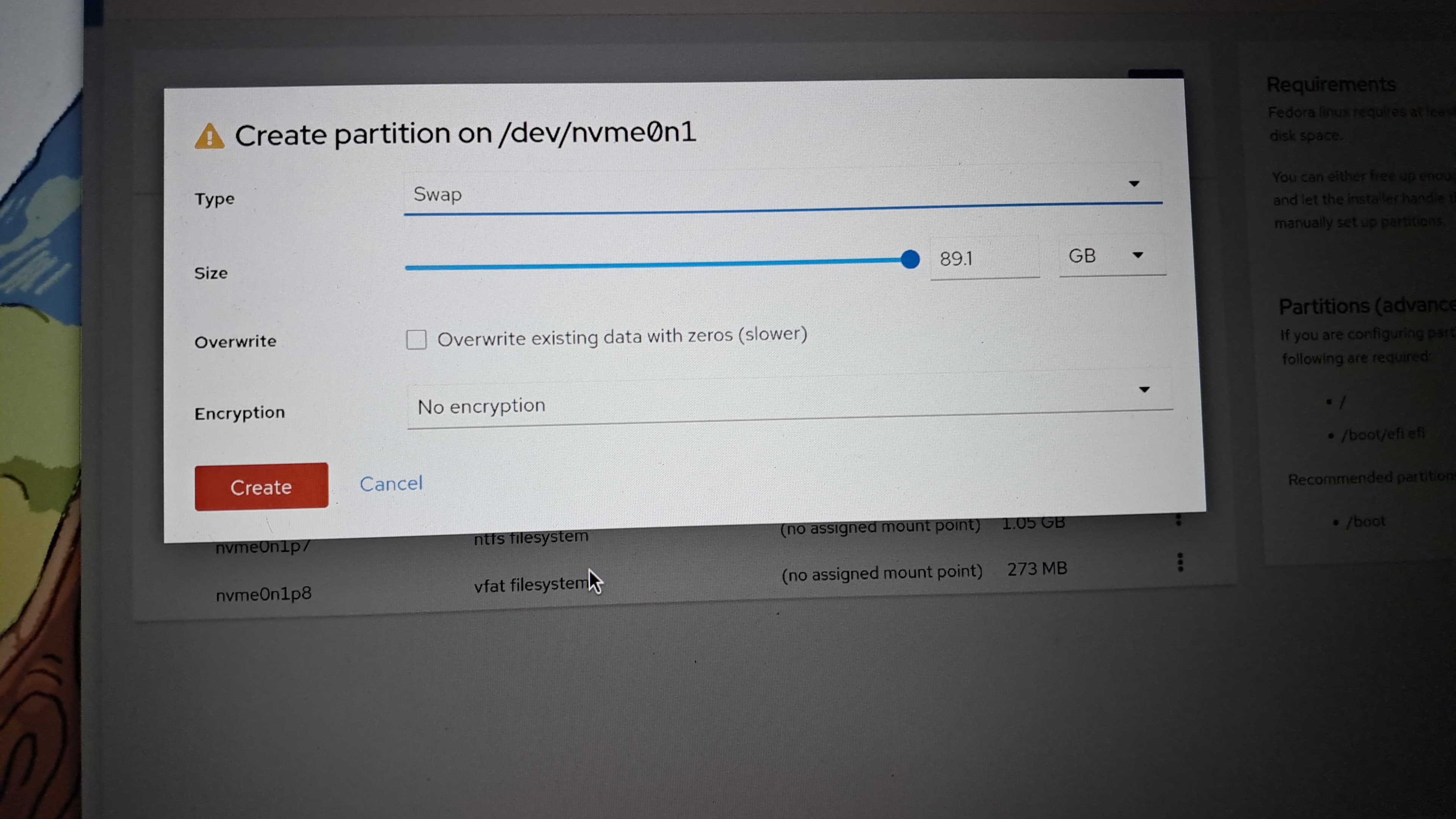 Swap Partition