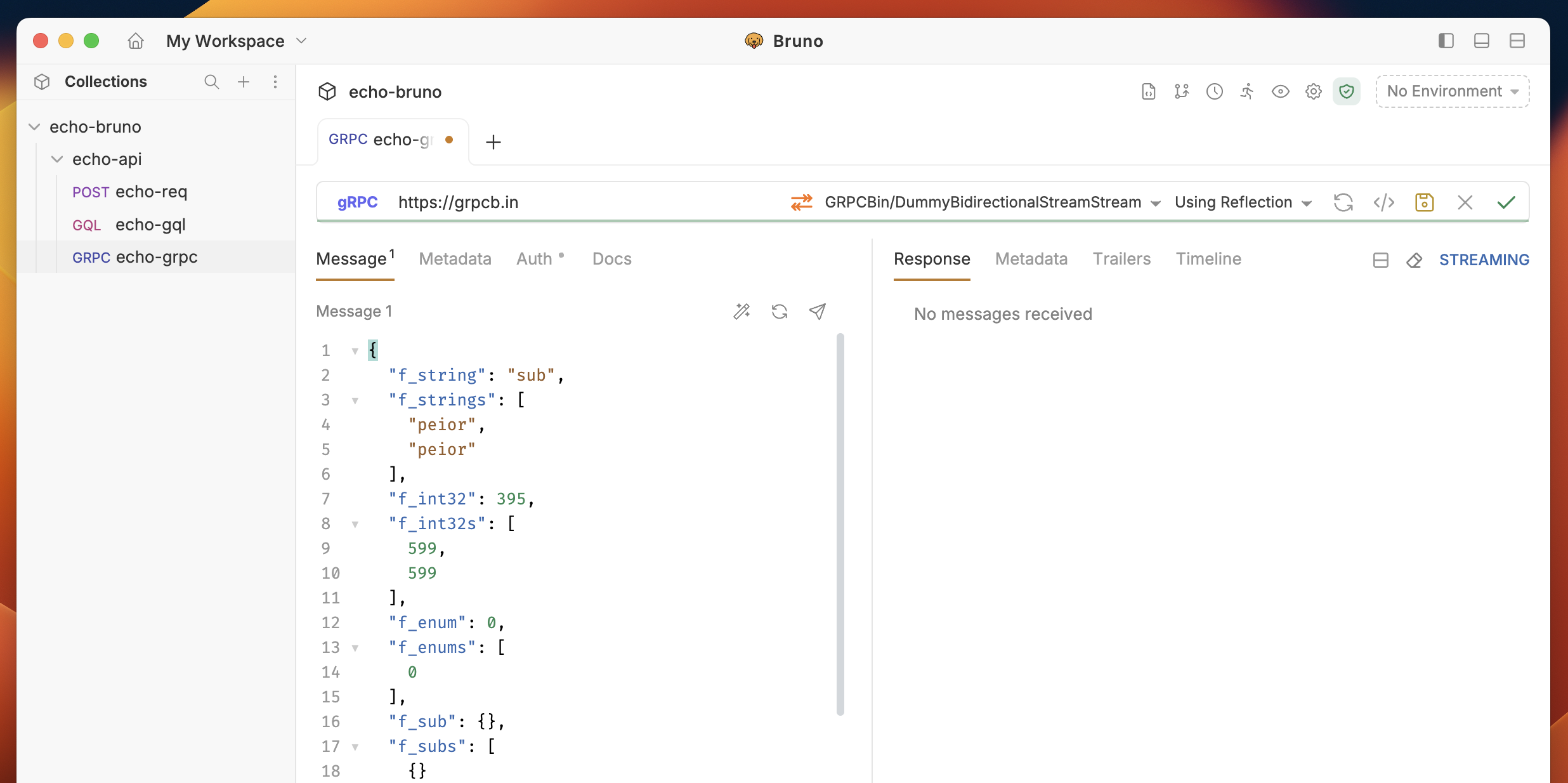 Building Stream Connection