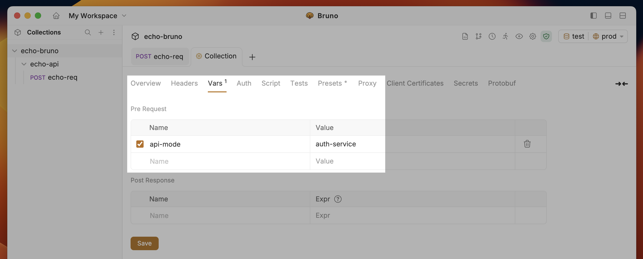 Collection Variables