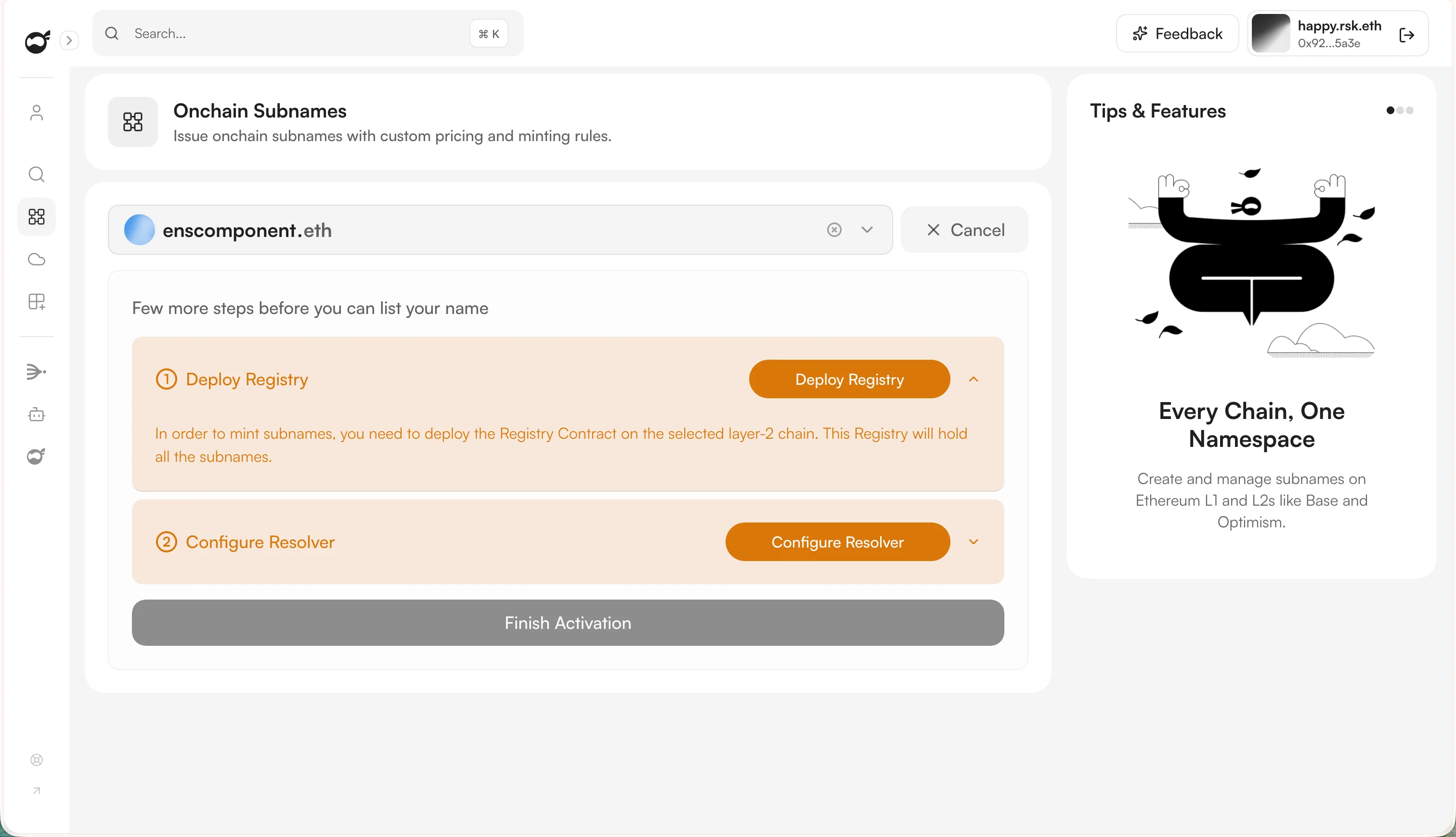 Few more steps — Deploy Registry and Configure Resolver