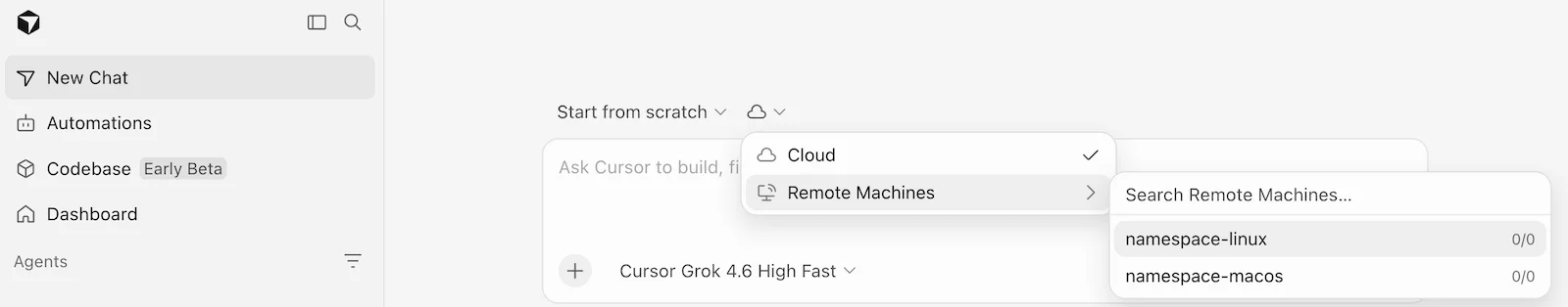 Select Devbox Pool name