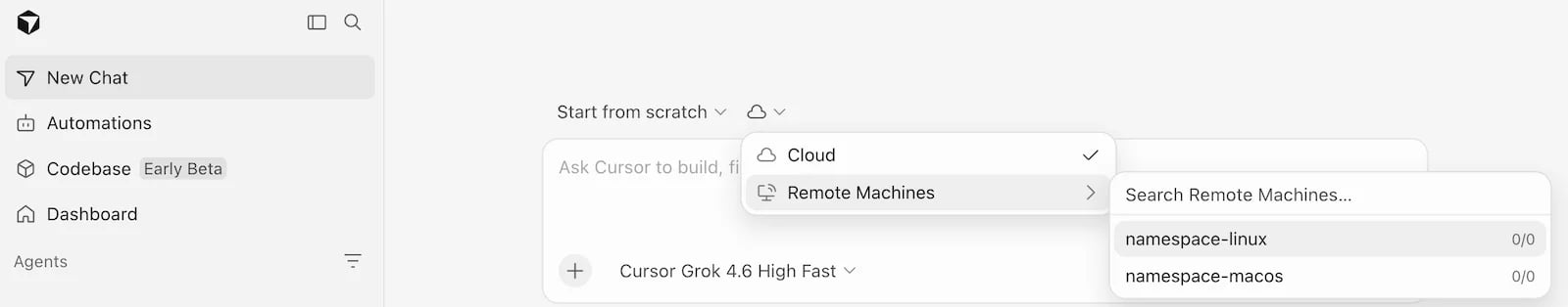 Select Devbox Pool name