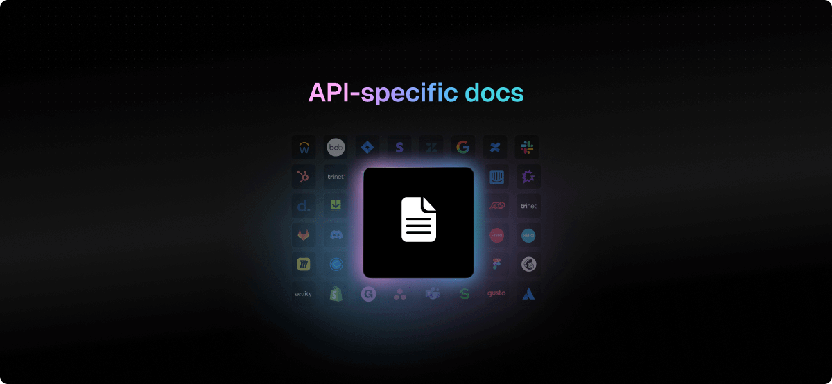 API-specific docs illustration