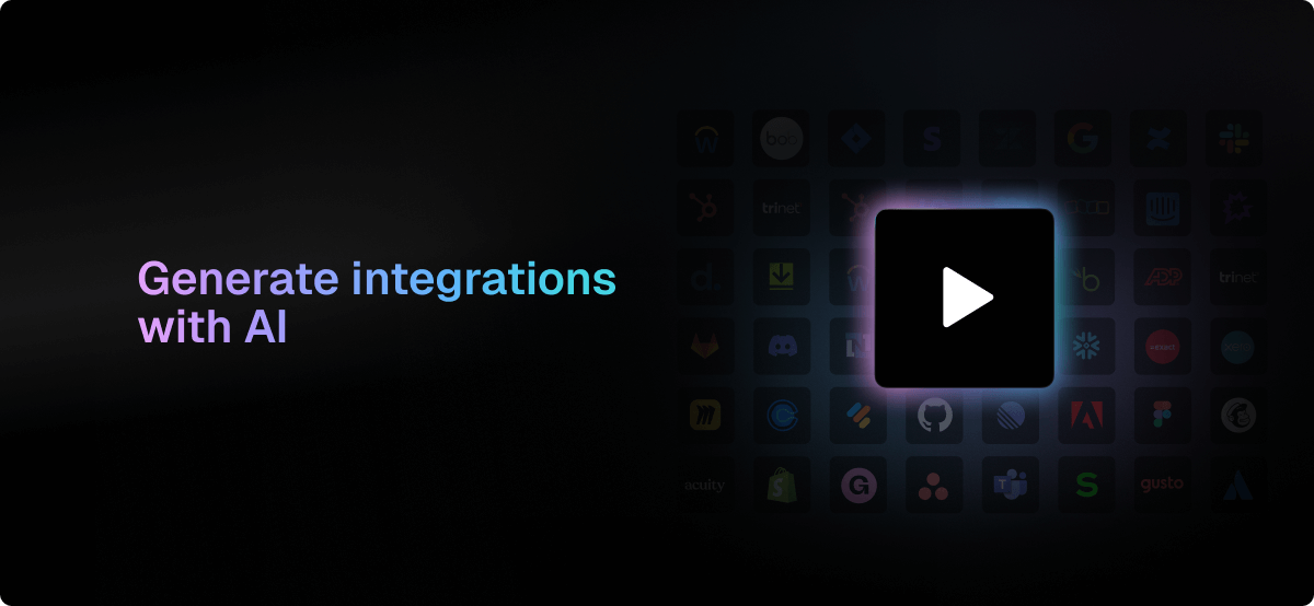 Generate integrations with AI illustration