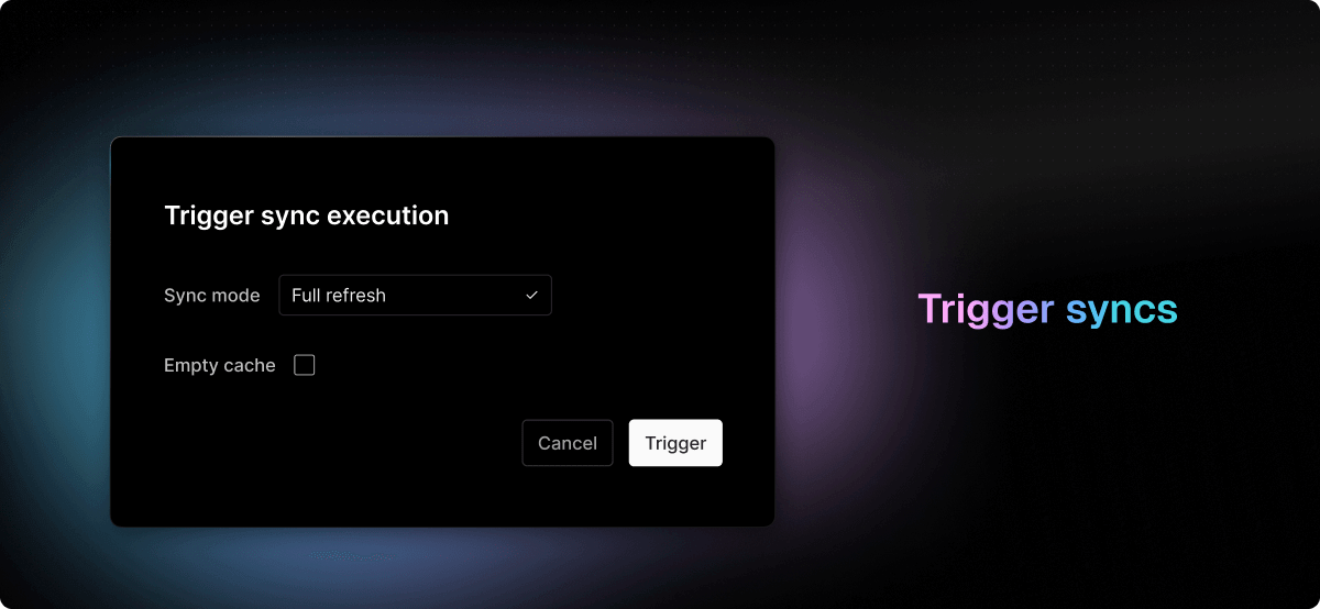 Trigger syncs illustration