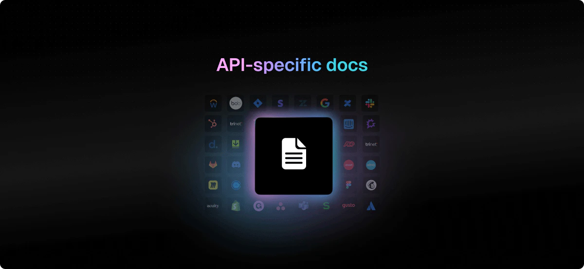 API-specific docs illustration