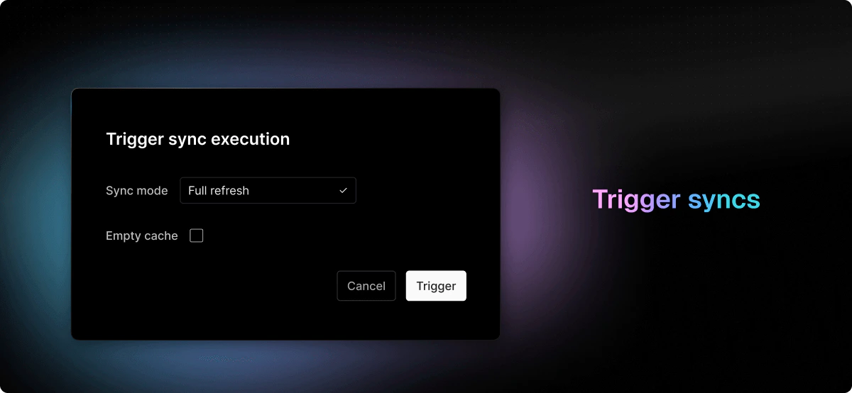 Trigger syncs illustration