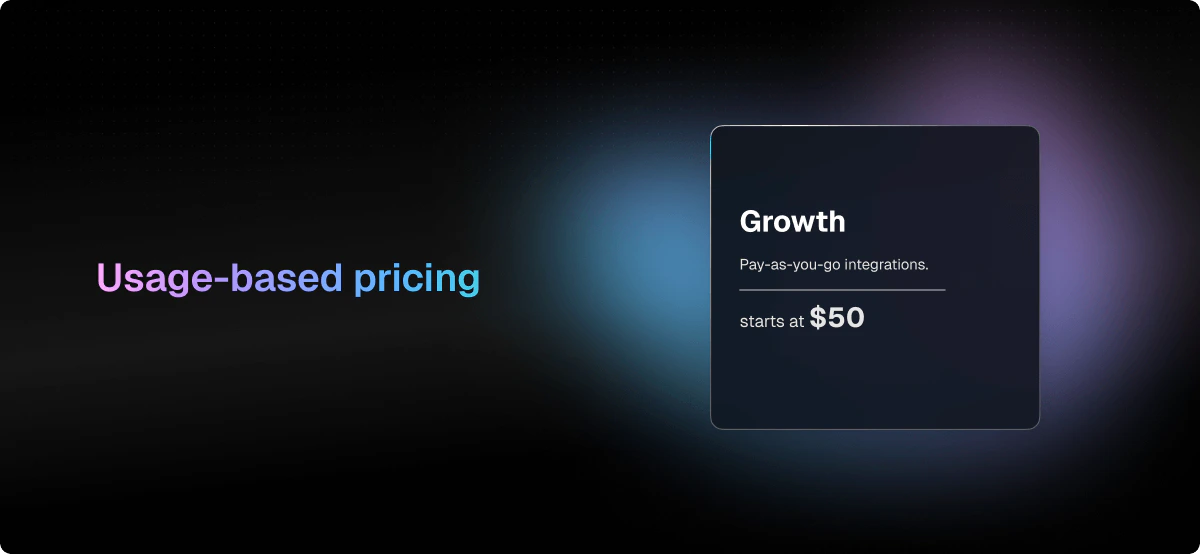 Usage-based pricing illustration