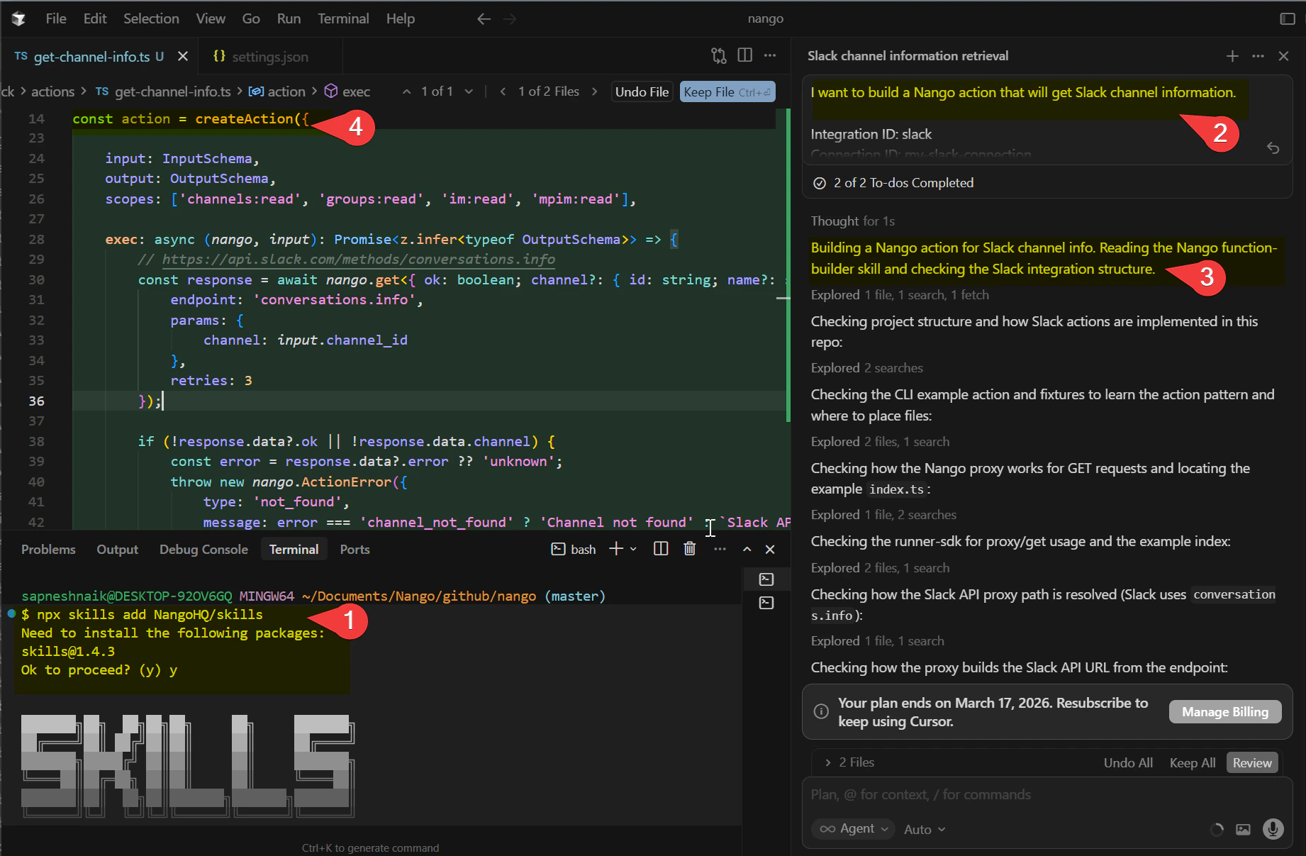 Nango Ai Integration Builder Cursor