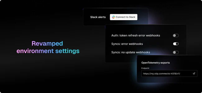 Revamped environment settings illustration