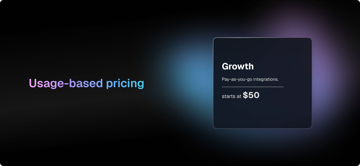 Usage-based pricing illustration