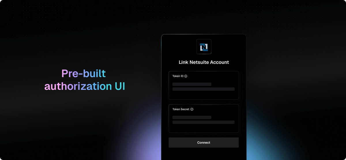 Pre-built authorization UI screenshot