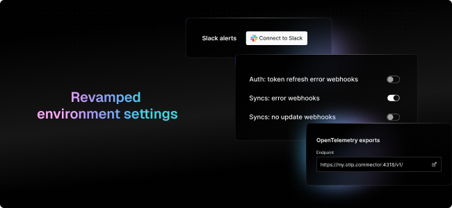 Revamped environment settings illustration