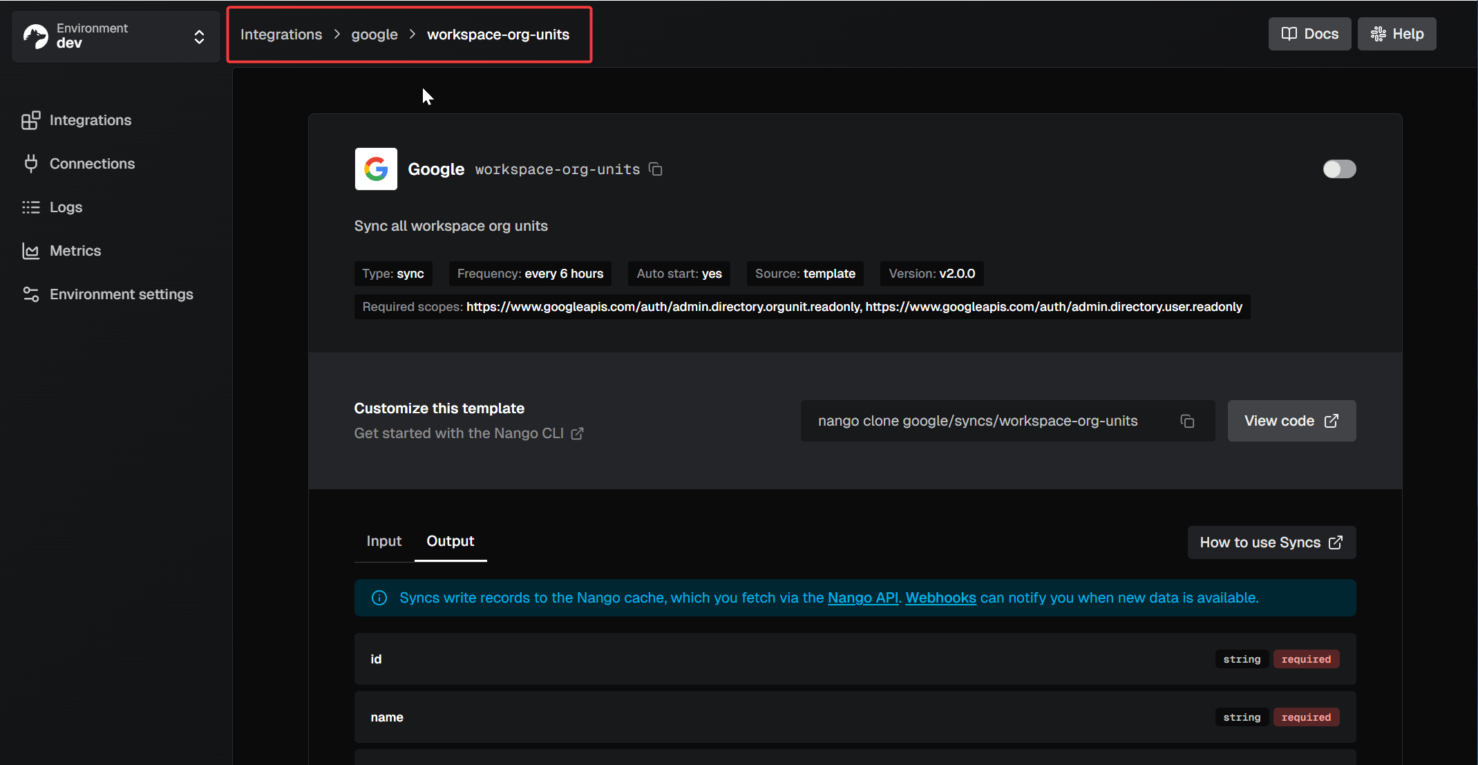 Improved Navigation