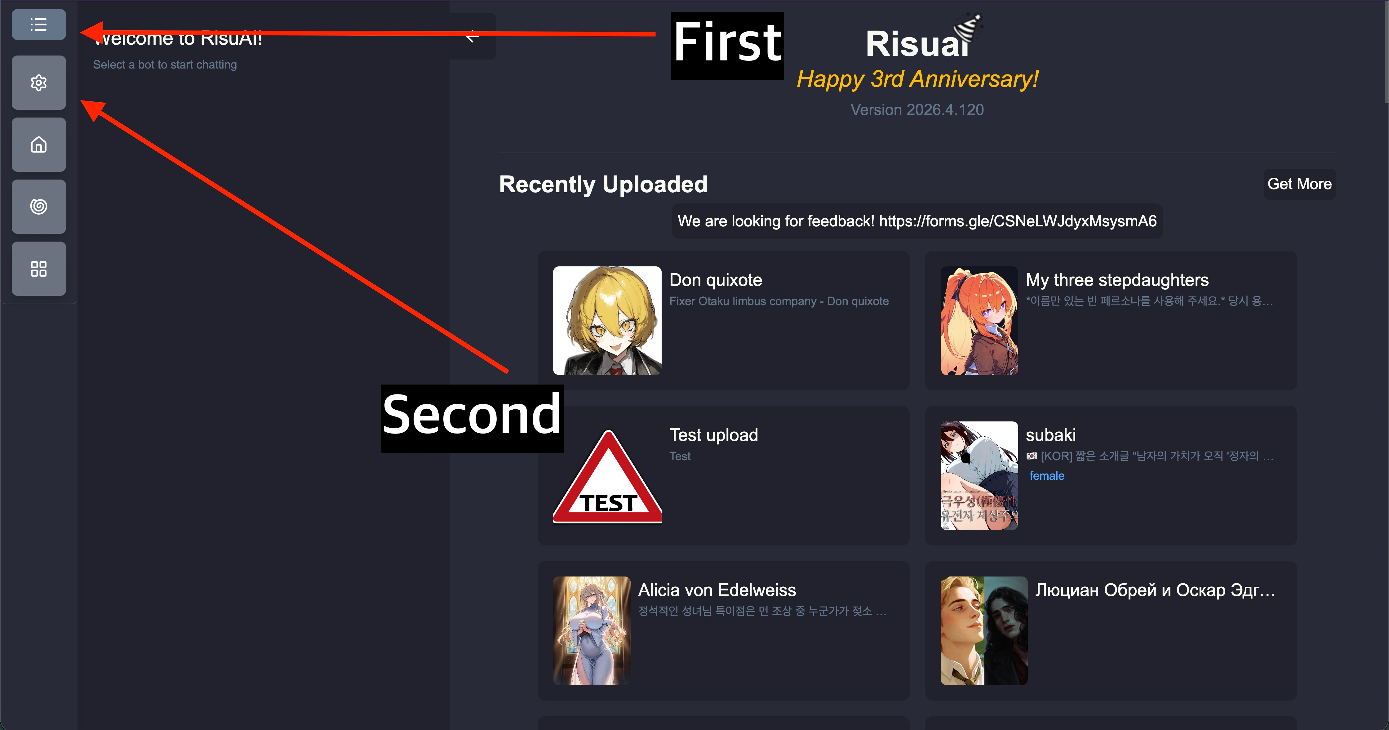 Open the menu and go to Settings in RisuAI