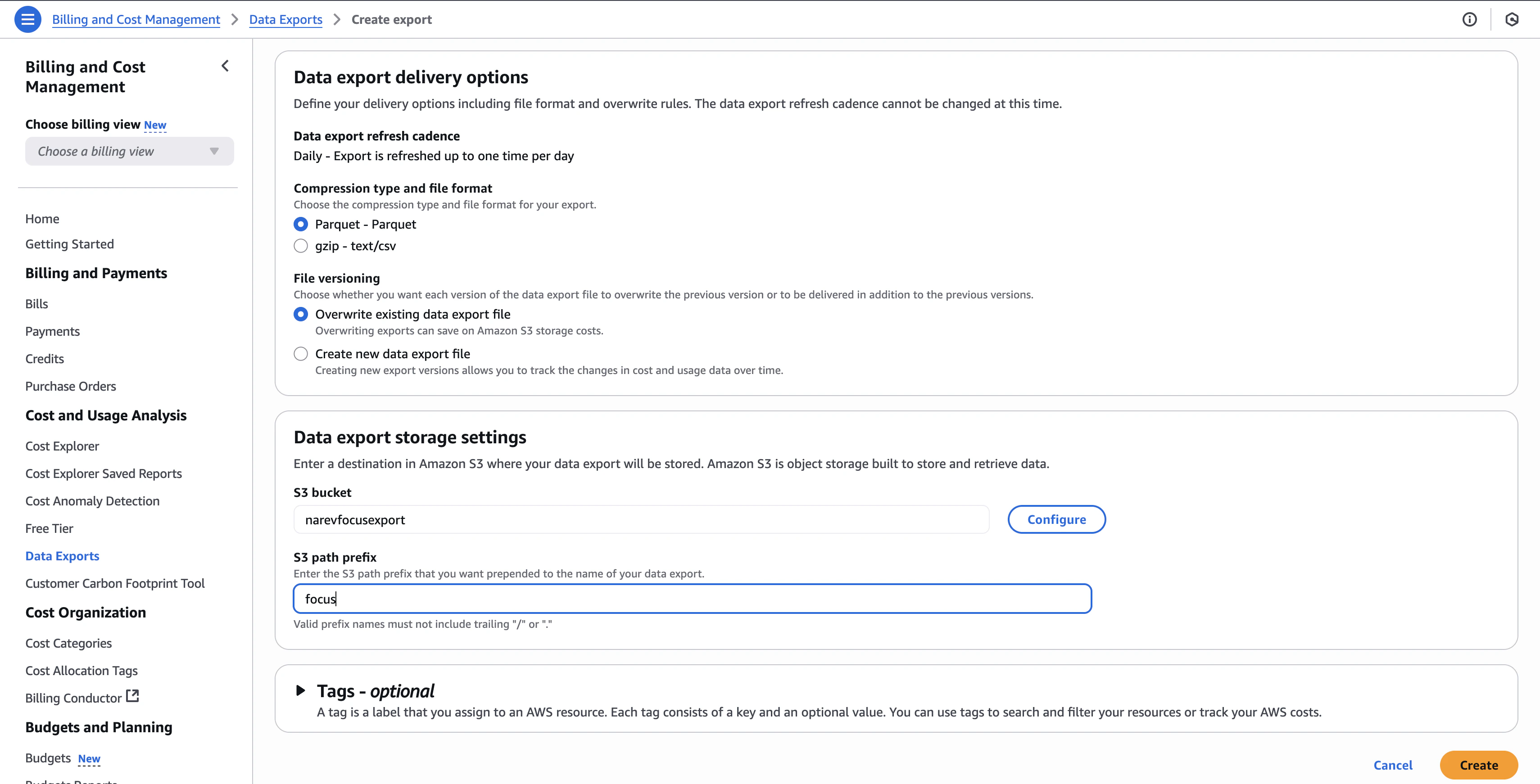 AWS Data Delivery Options