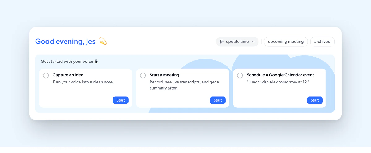 Getting started checklist