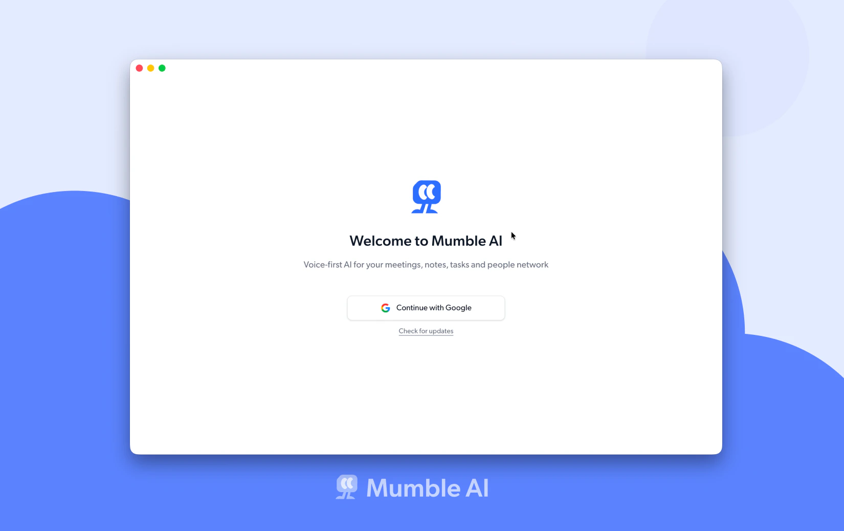 Continue with Google