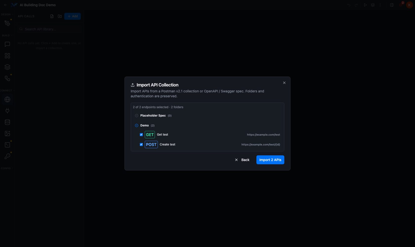 Parse and Preview output before committing an import