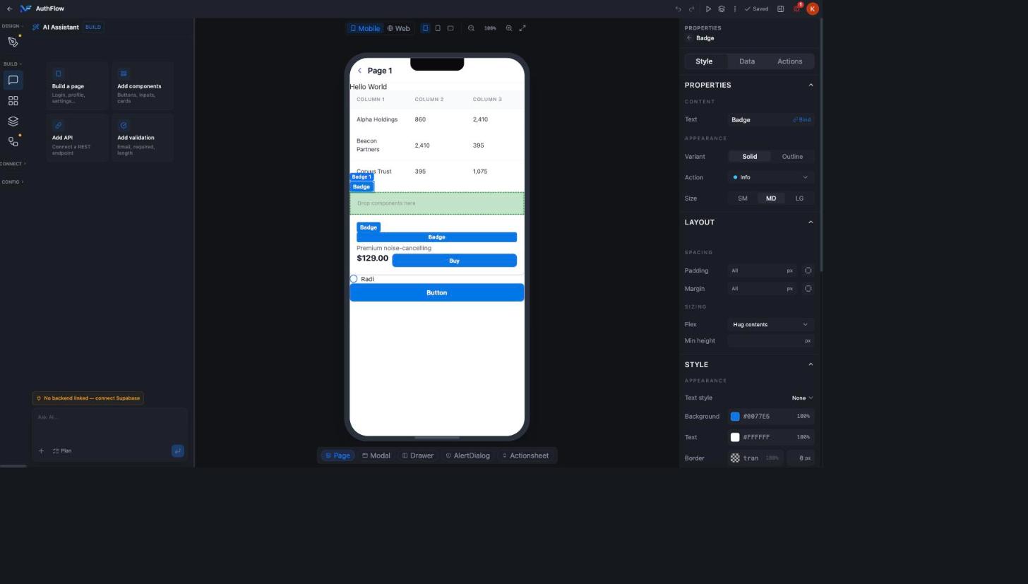 Full Studio editor layout