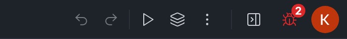 The preview and testing toolbar controls