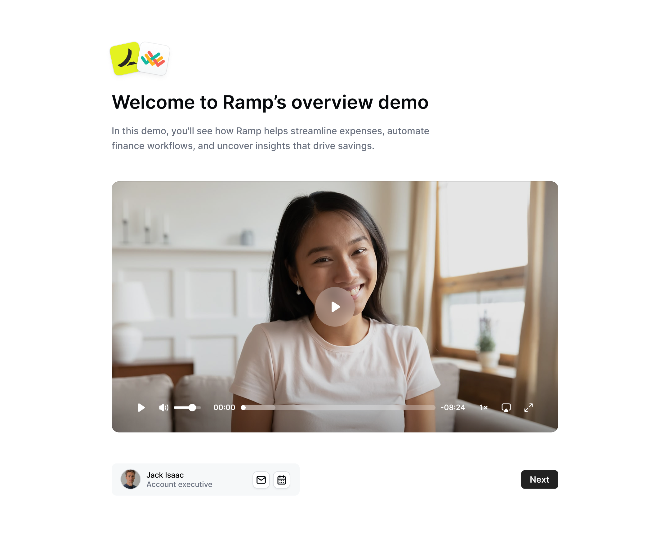 Personal intro video