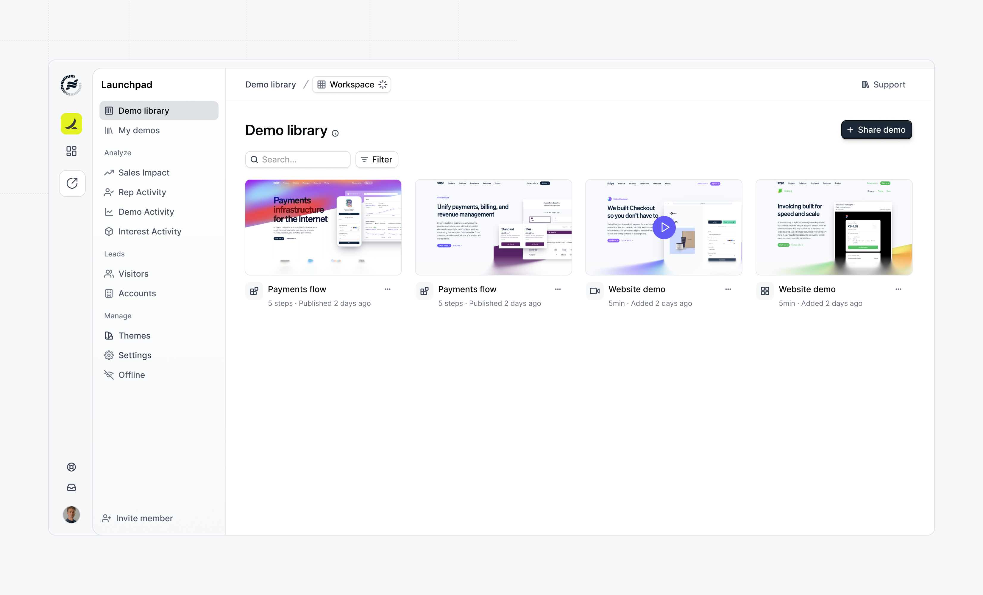 Demo Library - Navattic Documentation