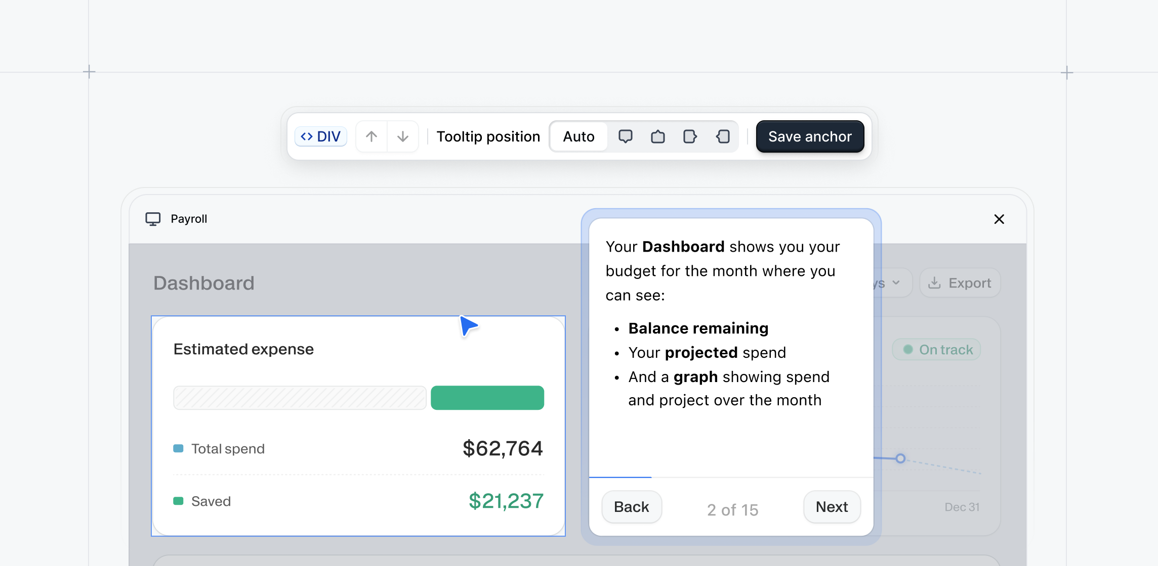 Tooltip selector preview