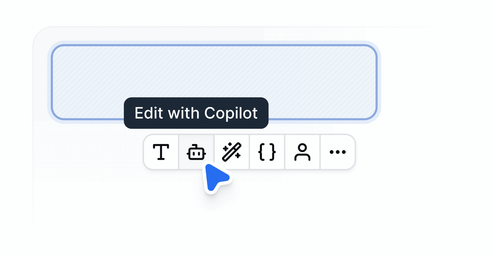 Edit with Copilot in the capture editor toolbar