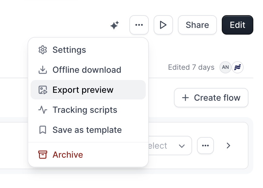 Export Preview Export Preview