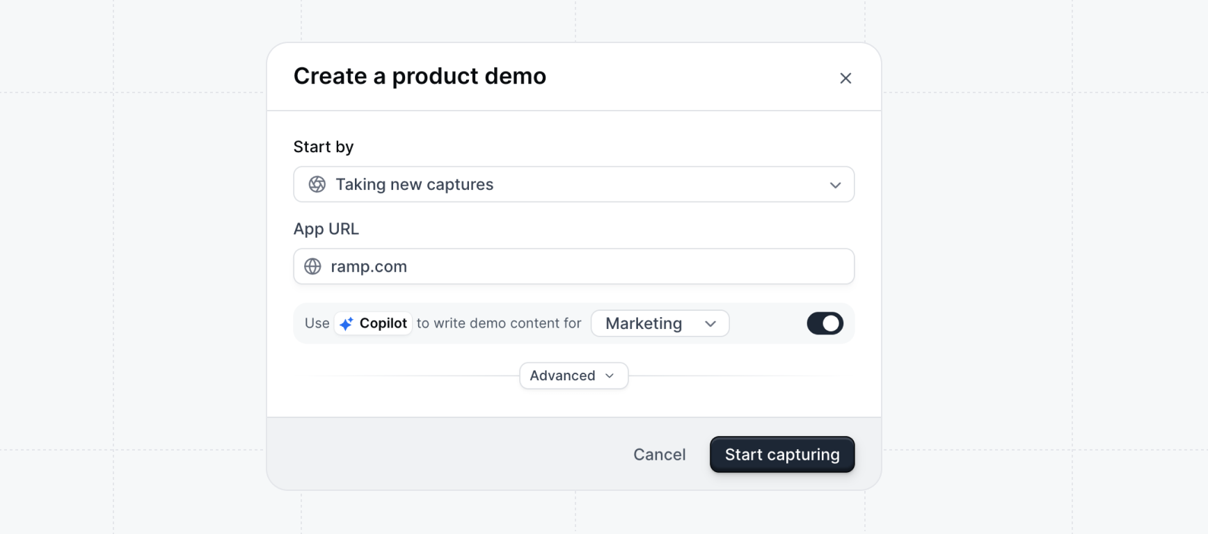 Create demo